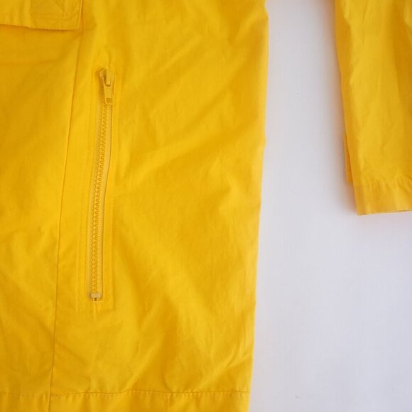 Vintage '90S Reebok British Edition Yellow Navy Half Zip Windbreaker Jacket S - Picture 5 of 10